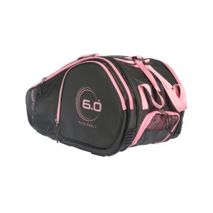 Pickleball Bag, Six Zero, Black and Cherry Trim